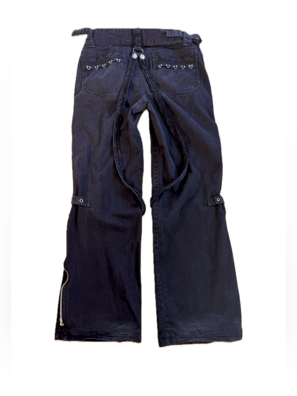 Tripp NYC Black Lace-Up Pants - Picture 2 of 15